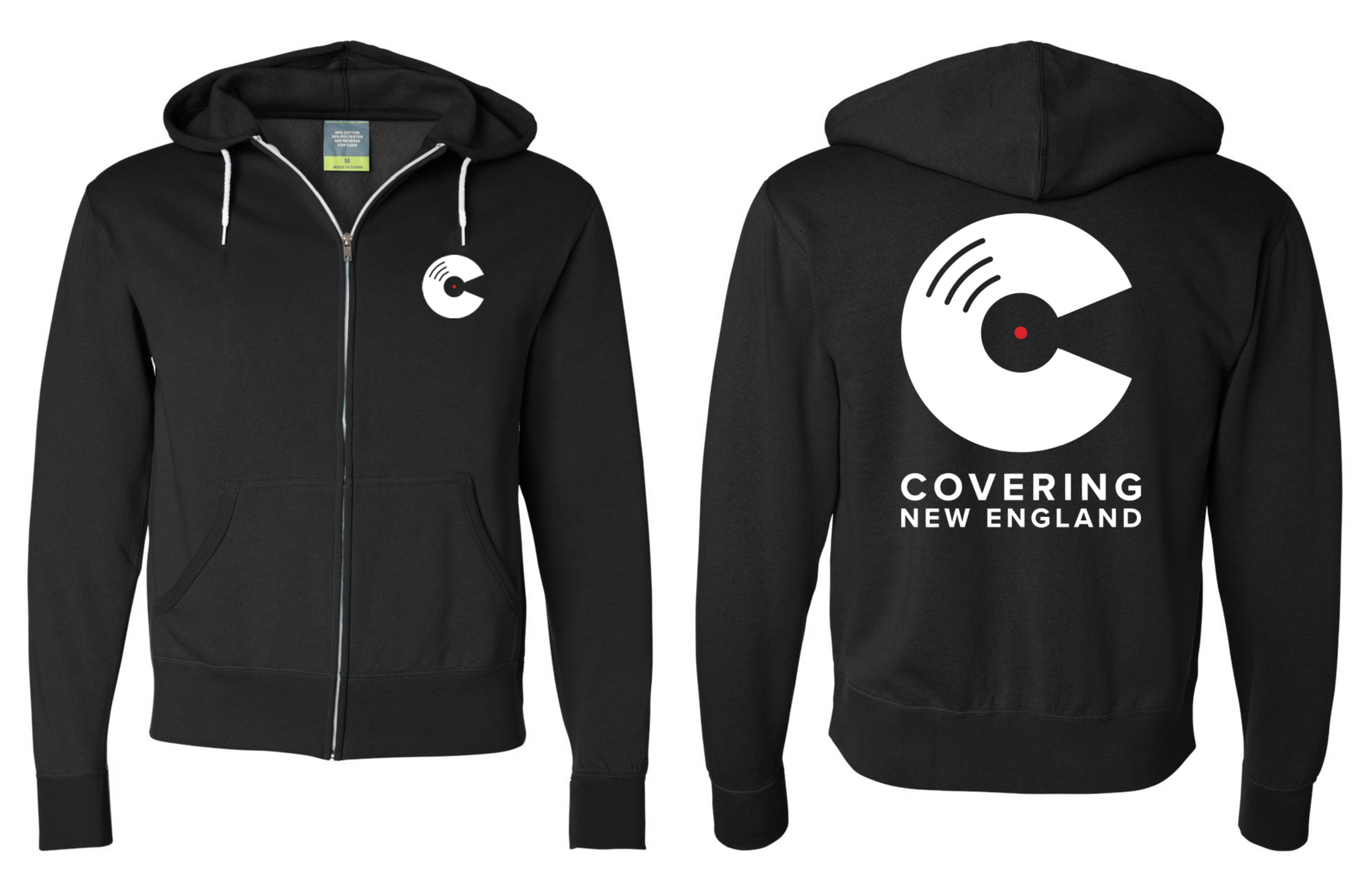 Covering New England Full-Zip Hoodie (Unisex)